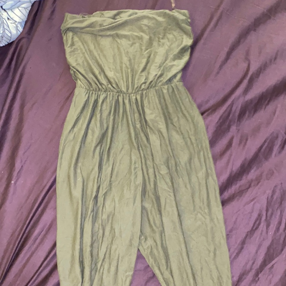 Tube top romper